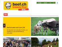Tablet Screenshot of beef.ch